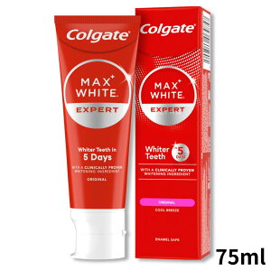 RQ[g }bNXzCg GLXp[g IWi Colgate Max White Expert Original 75 ml {izCgjO ̓甒 vdl Ȉヌx XeC LPA N̉΂ 