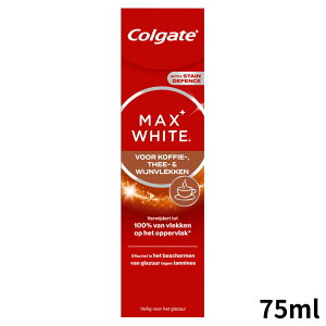 �R���Q�[�g �}�b�N�X�z���C�g �X�e�C�� �R�[�q�[ ���� ���C�� Colgate Max White Coffee, Tea & Wine 75ml �������� �z���C�g�j���O ���F���� ���� �X�}�[�g�t�H�[�� ���Z�x�t�b�f 1450ppm �f���^���P�A ��