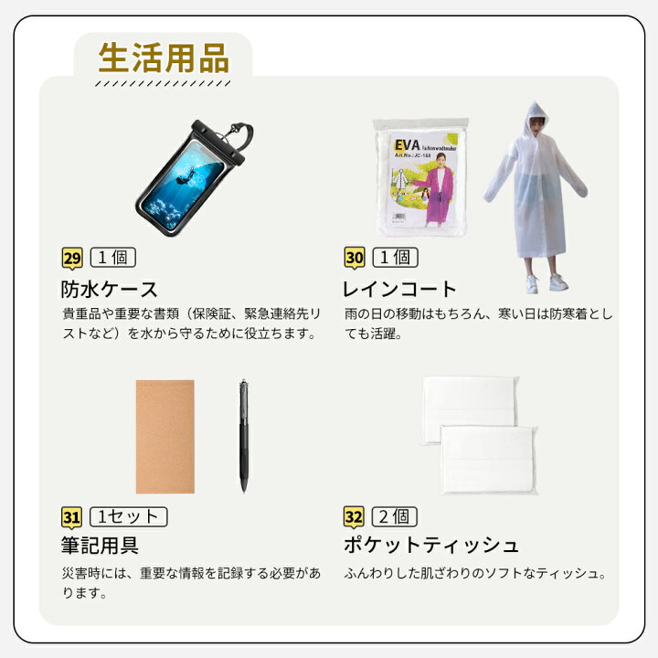 楽天市場】【☆クーポンで⇒11,980円！】 防災セット 1人用 防災 