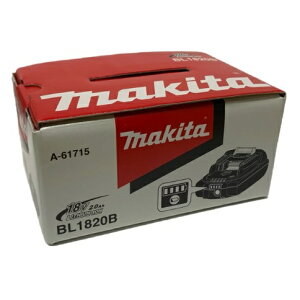 マキタ リチウムイオンバッテリ 18V 2.0Ah BL1820B 残量表示付 A-61715