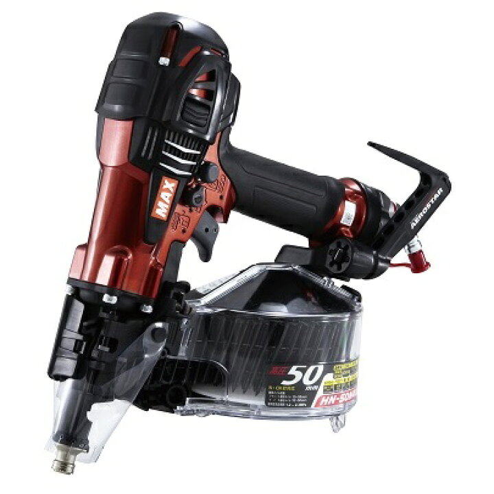 楽天市場】MAX マックス 高圧コイルネイラ HN-50N4(D)-R マイスター 