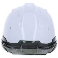 進和化学工業 ヘルメット SS-19V型T-P式RA 白 スケルトンバイザー TYPE B スモーク