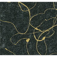 美濃和紙 友禅和紙 大判 64×95cm 黒 koku ラインゴールド 金柄 黒柄 ゴールド 手染め美濃和紙 石川紙業 …