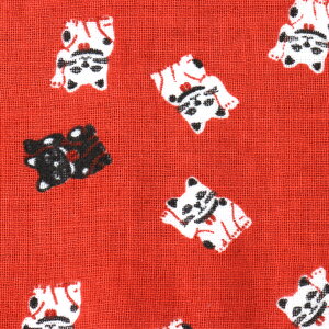 季ごころ屋 ガーゼハンカチ 招き猫 単品 日本製 綿100% 男女兼用 ガーゼ ハンカチ おしゃれ ふきん 手拭き 縁起柄 和柄 和雑貨 かわいい タオル 手芸 マスク 材料 熱中症 敬老 洗顔 粗品 プレ