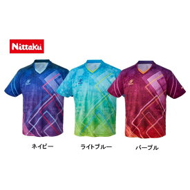 ニッタク Nittaku ブライトネオンシャツ NW-2212 卓球ユニフォーム 男女兼用 2024年新製品