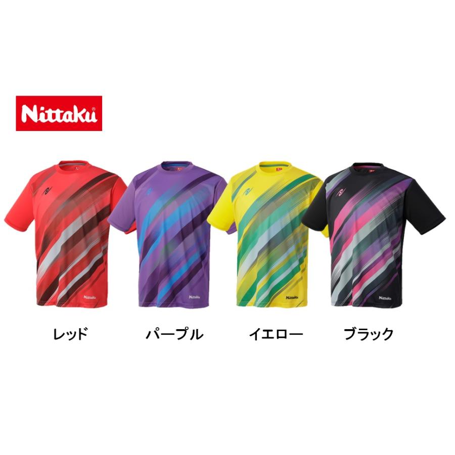 ニッタク Nittaku フリートTシャツ NX-2012 卓球 Tシャツ 練習着 2023年春新作