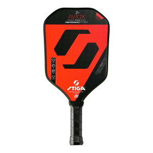 STIGA �X�e�B�K Pickleball Paddle Aviox Fiber Poly Pro Red �A�r�I�b�N�X �t�@�C�o�[�|�� �v�� ���b�h