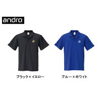 andro アンドロ スタンダード ポロシャツ STANDARD POLO SHIRT 卓球ユニフォーム 父の日 JTTAマーク付き …