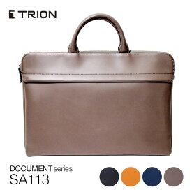【ラスト1点！】ビジネスバッグ TRION SA113 メンズ 革 ブリーフケース グラブレザー 全4色