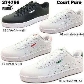 スニーカー メンズ レディース プーマ(PUMA) コートピュア 374766 Court Pure ローカット コートタイプ カジュアル 男女兼用 ユニセックス ウィメンズ 女性 婦人 男性 紳士 通勤 通学 タウン履き