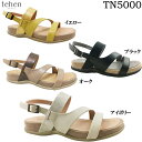 サンダル レディース tehen テーン TN5000 カジュアル フラットサンダル 春 夏 ソフト合皮 バックベルト バックル 安定感 フィット感 女性 婦人 マドラス社製 マドラス社製