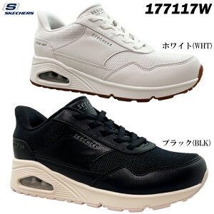 XPb`[Y XbvCY fB[X Xj[J[ Em-oNVA 177117W ubN zCg 23.0~25.0cm SKECHERS UNO-BANKSIA nYt[ JWA tBbglX EH[LO NbV