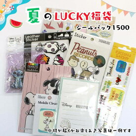 石丸文行堂 ☆夏のラッキー福袋☆シールパック1500 どんなアイテムが届くかはお楽しみ♪[数量限定]