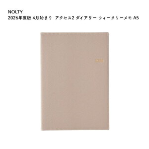 NOLTY �m���e�B 2026�N�x�� 4���n�܂� �A�N�Z�X2 �_�C�A���[ �E�B�[�N���[���� A5 2026-9685