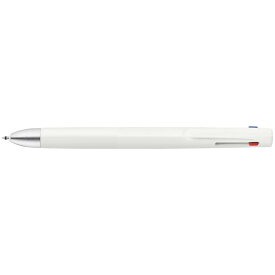 ゼブラ ブレン3C 3色エマルジョンボールペン 0.7mm 白