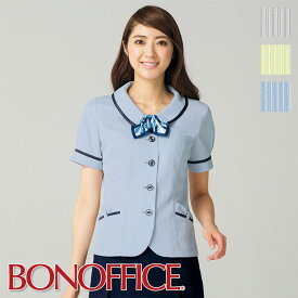 【アウトレット】事務服 オーバーブラウス【5-15号】OL_AJ0834-1 フォーマル BONOFFICE ボンオフィス BONMAX ボンマックス フォーマル 受付 制服 ユニフォーム【返品交換不可】