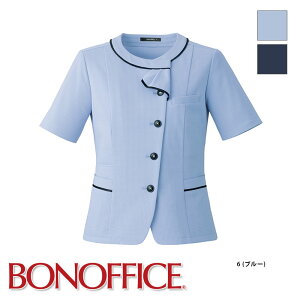 事務服 オーバーブラウス AJ0858 BONOFFICE ボンオフィス オフィス フォーマル 事務員 受付 カウンターレディ 制服 ユニフォーム