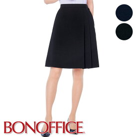 事務服 プリーツスカート AS2319 制服 ユニフォーム 受付 医療事務 オフィス 小さいサイズ 大きいサイズ BONOFFICE ボンオフィス BONMAX ボンマックス