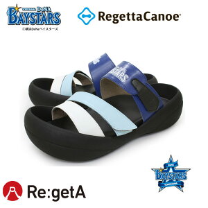 医療 ナースシューズ リゲッタカヌー 横浜DeNAベイスターズ コラボサンダル 【男性用】 BCBF-5137DB Re:getA ディーフェイズ D-PHASE 介護 医療 エステユニフォーム 制服 美容鍼灸 【返品交換不可】
