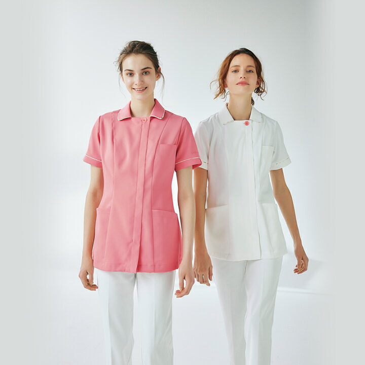 楽天市場】白衣 ナースジャケット 半袖 LW811 [女性用]LAURA ASHLEY 