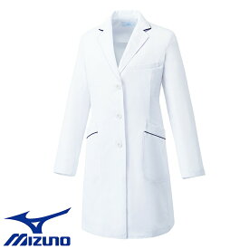 白衣 ドクターコート MZ-0107 女性用 mizuno ミズノ ナースウェア 医療白衣 看護師 クリニック ユニフォーム 制服