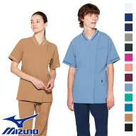 白衣 ファスナースクラブ [男女兼用] MZ-0500 mizuno ミズノ ナースウェア 医療白衣 看護師 クリニック …