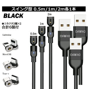 y] 3{ZbgzDAIAD }Olbg [dP[u 3in1 iPhone iPad Lightning Type-C MicroUSB Android X}z ^ubg }` 540x 360x] LED hoLbv 0.5m 1m 2m 3{Zbg [dp U 1