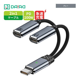 yŐV 2in1zType-CCzϊP[u PD100W}[dDAC Type-C to Type-C CzϊA_v^ iPhone16 / 15Ή Android iPad MacBook Galaxy Pixel Surface m[gPCΉ ʘb }CN ʒ 