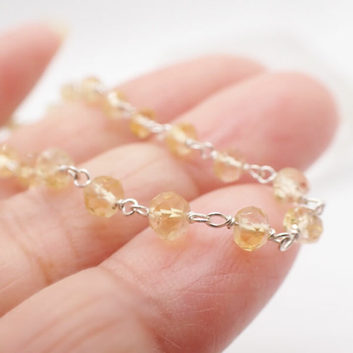 楽天市場】【限定タイムセール】シトリン ボタンカット3×4mm 