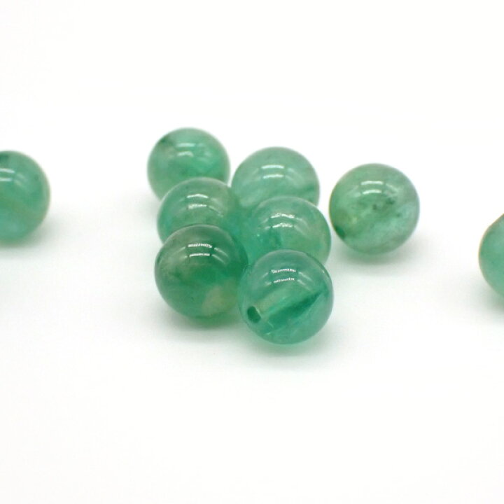 楽天市場】宝石質エメラルドAAA丸玉 ビーズ5.5mm 1粒売り 