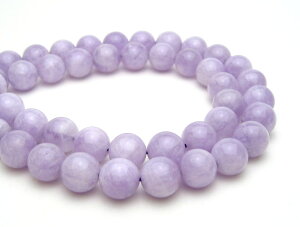 ラベンダーアメジスト(ミルキー) 丸玉12mm 1粒売り ビーズ 石の蔵