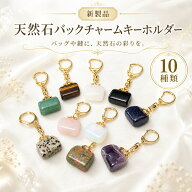 パワーストーン　天然石　天然石バッグ型チャームキーホルダー　10種　石の蔵