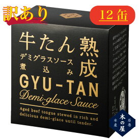 【訳あり】 木の屋石巻水産 牛たん缶詰 牛たんデミグラスソース煮込み 170g×12缶・24缶