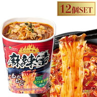 【 送料無料 】＼ ランキング1位 ／ 即席春雨 麻辣湯 12個セット / ヴィーガン カップ麺 カップラーメン…