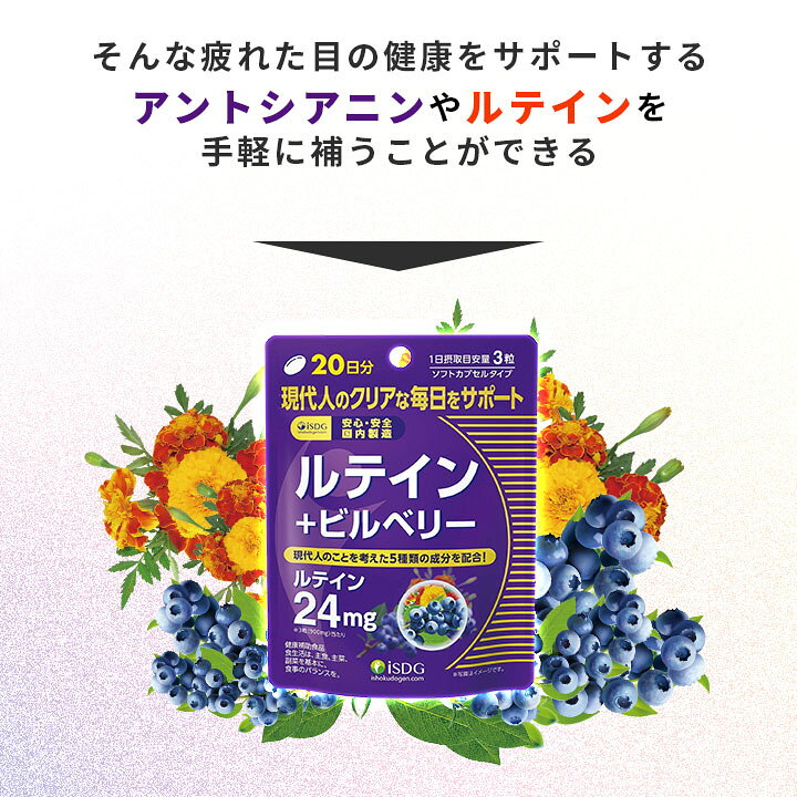 501円 蔵 ISDG 医食同源ドットコム ルテイン ビルベリー サプリメント 24mg 1日分 アントシアニン含有 サプリ 300mg×60 501円 蔵 ISDG 医食同源ドットコム ルテイン ビルベリー サプリメント 24mg 1日分 アントシアニン含有 サプリ 300mg×60