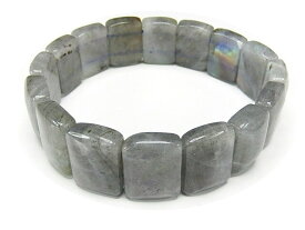 AAラブラドライトバングル縦約15mm強天然石神秘的な輝きU69-02