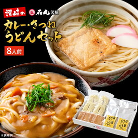 讃岐のカレー・きつねうどん 食べ比べセット 半生うどん220g 4袋 8人前 送料無料 【 お歳暮 御歳暮 お歳暮ギフト 御歳暮ギフト うどん 讃岐うどん 贈り物 半生うどん カレーうどん きつねうどん 味付けあげ付 プレゼント ギフトセット 石丸製麺 四国 うどん 常温 DM-20K 】