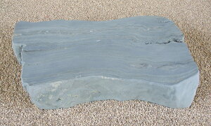 【送料別途】【国産・日本産・愛媛県産】【伊予青石】【沓脱石・踏み台石・物置石・飾り石】【坪庭・景石・インテリア・花壇・庭石・縁側】★重量物の為ご購入の際運搬のご確認必須★