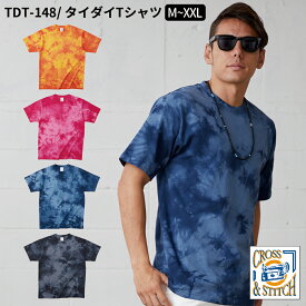 CROSS&STITCH クロスアンドステッチ タイダイTシャツ ムラ染め オープンエンド トラス TRUSS メール便可1