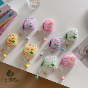  airPods3 case airpodspro2 P[X ݊i 3   ETM N} cute flower GA|bhANZT[ CzP[X LN^[ VR CzP[X h~ Ogbv 