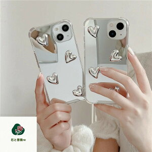 �������� iPhone17 �P�[�X �݊��i �~���[�^�C�v �n�[�g heart �J�K�~ ������ �V���v�� iPhoneX �A�C�t�H��11 12 iPhone 12promax XSMax 15Pro 16 14plus XR 13promax XS X 14Promax 13Pro 17air 13mini�X�}�z�P�[�X �J�o�[ �N��