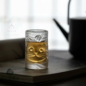 【2個セット】湯のみ ガラス 猫 おしゃれ 茶器 湯呑 湯呑みセット来客用 夫婦 湯飲み ねこ かわいいス 湯呑み 湯飲 湯のみ茶碗 お茶用品 湯呑 コーヒーカップ 急須 湯呑みセット 冷茶コップ