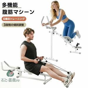 腹筋マシン ワンダーコア 1台6役 腹筋ローラー アブグライダー ローイングマシン プッシュアップ レッグプレス サイドウエスト アブローラー ローマンチェア ヒップトレーニング ローイン