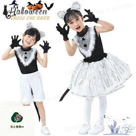 ハロウィン 猫 衣装 子供 女の子 男の子 可愛い コスプレ ハロウィン 衣装 ワンピース かわいい 猫 コスプレ セット 黒猫 しっぽ 猫耳 カチューシャ しっぽ 変装 なりきり ネコ 動物 コスプレ衣装 キャラクター 学園祭 演出服 コスプレ衣装 ダンス 写真撮影 ハロウイン 子供