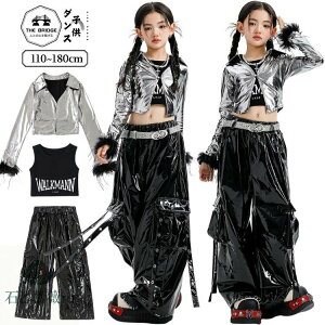 �V���o�[ �_���X�ߑ� �Z�b�g�A�b�v �L�b�Y kpop �ߑ� ���̎q �q�b�v�z�b�v �g�b�v�X �V���o�[ �I�t�V���� �X�J�[�g ���U�[ �� �_���X�ߑ� �؍��A�C�h�� �q�� HipHop ���\�� �L�b�Y �_���X �ߑ� 