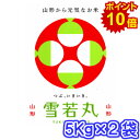 【ポイント10倍・特別栽培米】令和6年産 山形県置賜地区 雪若丸 10Kg(5キロ×2袋)