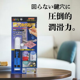 建築の友 鍵穴のクスリII パウダースプレー 17ml KK-02 鍵穴 潤滑 玄関 ドア 自動車 南京錠