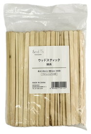 ＆T’s(アンドティーズ) ウッドスティック 細長 100本