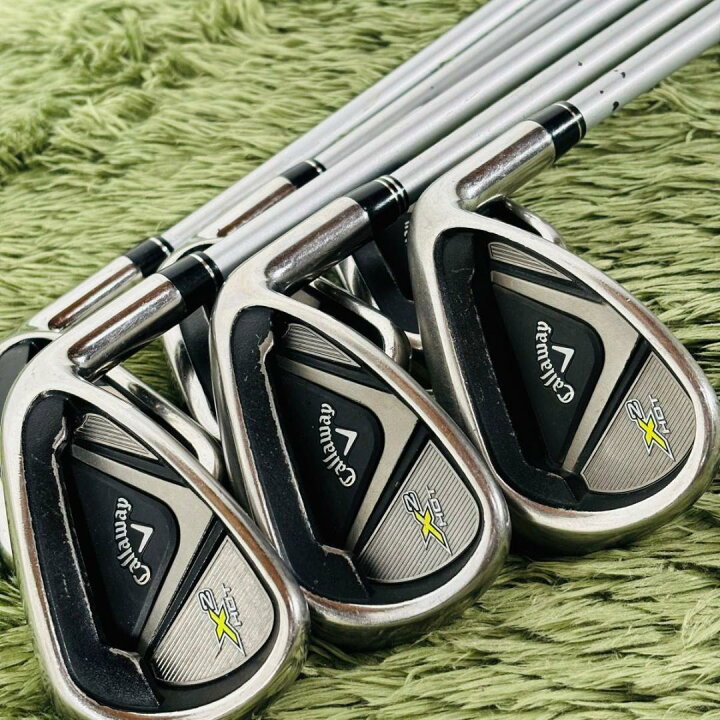 楽天市場】【中古】キャロウェイ X2ホット アイアン6本セット 