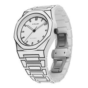[D1MILANO] D1�~���m �r���v �����Y PCBJ34 �|���J�[�{�� �z���C�g�X�P�b�` 40.5mm �|���J�[�{�� �A�i���O ������� �l�C �V���o�[ ��